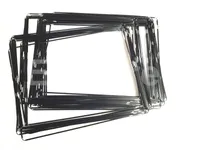 New Plastic Mid Frame middle bezel with adhesive Black White for iPad 2 3 4 Middle frame Bezel 100pcs Lot
