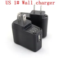 Hurtownie Ładowarka Ścienna EU USB Zasilacz AC USB Wysokiej jakości elektroniczny adapter ścienny papierosów E EGO 510 Mods baterii