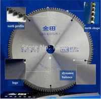 diameter 10 inches 25428120T254 circular saw blade aluminum for cutting profile pipe tube sell from factory