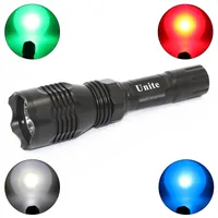 KC огонь тактический Факел Q5 R5 LED 800LM свет 802 фонарик белый / красный / зеленый / синий свет для открытый кемпинг охота OL0061W