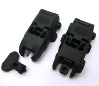 Hot Sell Tactical Airsoft Front and Rear Flip-Up Back-Up Iron Sights Folding Battle Sight Free Shipping
