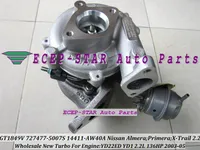 Oil Cooled GT1849V 727477 727477-5006S 727477-5007S 14411-AW40A Turbo Turbocharger For NISSAN X-Trail DI Almera Primera DCI YD22ED YD1 2.2L