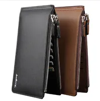 Baellerry Long Leather Business Wallet有名ブブランドクレジットカード財布大容量メンズ財布ファッションメンズ財布電話
