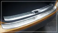 高品質の2ピース（内部+外部）車の後部トランクスカッフガードプレート、装飾プレート、日産Qashqai 2016-2019のための保護バー
