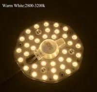 DIY LED plafondlamp Moudle 220V 12W 18W 24W energiebesparende lichten Bol Wit Warmwhite voor woonkamer plafonds verlichting forhome