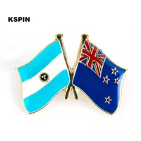 Argentina Nya Zeeland Friendship Flag Badge Flag Pin 10pcs