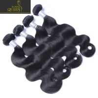 8A Brasileño Virgin Human Weave Weave Bundles Wave Sin procesar Peruano Malassian Indian Camboya Mink Extensiones de cabello Color natural 1b