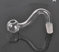 Vaso di vetro trasparente S ---- olio rig bong di vetro tubo d'acqua tubo di acqua minerale pyrex mini heady liquido, consegna casuale di colore