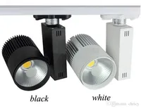 LED TRACK LIGHT RAIL Spots lampa för Hemmaffär Butik Showroom Ceiling Spotlight Black White 2Wire Tracklight