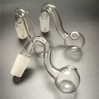 10mm 14mm 18mm masculino feminino feminino clear espessura pyrex vidro borner tubos de água para plataformas fumar bongos 30mm grandes tigelas para fumaça