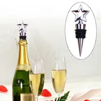 100PCS Vineyard Collection Star Design Wine Stoppers Very Good for Wedding Favor DHL Fedex Free Shipping