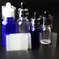 ガラスボトル10ml 15ml 30mlの電子液体eジュースのガラスのびんのびんの伸縮管のキャップのための熱PVCシュリンクラップフィルム