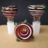 Heady Glass Bowl 14mm 18mm Mężczyzna Joint Peruka Wag Kolor Kolorowe Dla Bongs Dymienie Rurowe Zioło Bowl