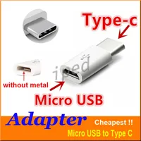 Micro USB naar USB 2.0 Type-C Type C USB Data Adapter Connector voor Note7 Nieuwe MacBook Chromebook Pixel Nexus 5X 6P Nokia Gratis verzending Goedkoop