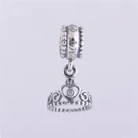 5 pcs/lot Princess tiara charms pendant authentic 925 sterling silver fits for diy style bracelet 791117CZ H9