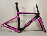 2018 أسود وردي اللون Cipollini NK1K T1000 3K سباق ألياف الكربون كامل الطريق الإطار دراجة كاملة الدراجة إطارات RB1000 بيع