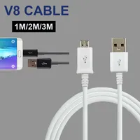 Micro USB Kabel V8 V9 1M 3FT 2M 6FT 3M 10FT BESTE Qualität USB Kabel Data Sync Ladekabel Schwarz Weiß DHL frei CAB137