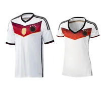 qualidade Thai Deutschland Fussball Bund kits jersey Início Copa de 2014 camisas de futebol homem do futebol da mulher baratos terno