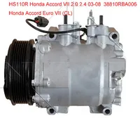 Honda Accord Estate Vagon Euro VII için HS-110R ac kompresör (CL) 2003-2008 38800RAAA01 38810RBA006