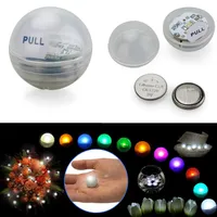 Hotselling 12pcs / set Fata Perle Battery Operated luce mini scintillio LED bacche 2CM galleggiante LED sfera per la festa nuziale Eventi della decorazione