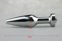 Edelstahl Elektroschock Anal Stecker mit Kabel und weiblicher männlicher Sexspielzeug Metallperlen Butt Plug Sex-Produkte für Elektrodengetriebe