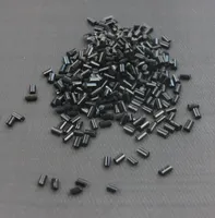 1 kg / lot fusion keratin limkorn transparent svart keratin pellet granulat pärlor för förbundna I-tip u-tip hårförlängningar