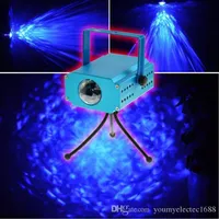 3W LED-scen Ljusblå Vattenvågseffekt Rapple Projektor för Party Show Entertainment Disco KTV Bakgrund Fantastisk effekt