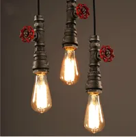 Ny vintage vattenrör hänge lampor industriell edison lampa hängande lampor loft retro diy bar taklampor armatur luminarias