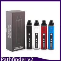 Pathfinder V II Dry Herb Vaporizer Pen Herbal Starter Kits Hebe Electronic Cigarette Kit 2200mAh Ång 510 Tråd 0268059