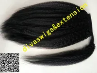 Wraps Black Hairstyles Ponytail Kinky Straight Coarse Yaki Drawstring Ponytail Hårstycke Brazilian Hair Clips Ins Hair Extension 120g