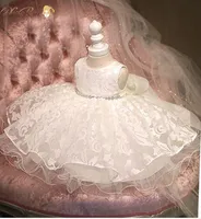 Glitz New Sweet Diamond Flower Girl Dress White Tutu Party Pageant Dress for Little Girls Prom Wedding Birthday Dresses 2-11 Years
