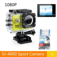 Mini Action Sport Camera SJ4000 1080P Full HD Cámara digital 2 pulgadas de pantalla bajo impermeable 30M DV Recording Photo Video Camera con caja