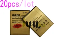 20 adet / grup 2450 mah altın şarj edilebilir yedek pil için Samsung Galaxy Core i8260 G3502U G3502 G3508 G3509 I8268 I829 Bateria Baterij