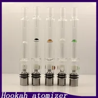 Pyrex Glass Water Atomizer Hookh Pen Dymienie Rury E Cig Tank Suche Herb Wax Glass Glass Shisha Atomizer dla Ego Evod Bateria 0266094