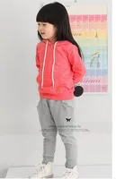 Wholesale -2016 neue koreanische Version von Frühling und Herbst Kinderkleidung Kinder Casual Harem Hosen Welpen Stickerei lange Hosen