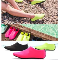 Nouveaux Hommes Femmes Chaussures de natation Soft Fitness Slip-on Chaussures d'eau Plage Pêche Slip-on Chaussures d'eau Plage Pêche Respirant Chaussures de plein air d'été