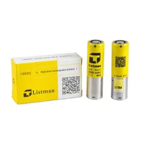 Batterie Original 18650 Batterie Listman 3000mAh 40A mieux que lg hg2 lg he4 18650 batterie pour smok koopor primus wismec 200w sigelei fuchai