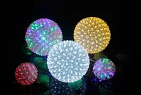 Lâmpada de esfera de flor líder lâmpada de cereja lâmpada de cereja sobrancelhas xiuqiu luzes flash luzes cordas luzes de Natal luzes bola decorativa bola