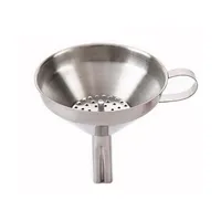Functional Stainless Steel Kitchen Oil Honey Funnel with Detachable Strainer/Filter for Perfume Liquid Water Tools ZA5402