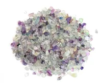 100 g di pietre chakra burattate naturali intagliate piccole pietre schiacciate Reiki Healing Mineral Crystals Chip