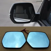 For Honda CRV Car Rearview Mirror Wide Angle Hyperbola Blue Mirror Arrow LED Turning Signal Lights