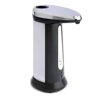 Ev Mutfak Banyo İçin Yüksek Kaliteli 400ml Paslanmaz Çelik IR Sensör Fotoselli Otomatik Sıvı Sabunluk