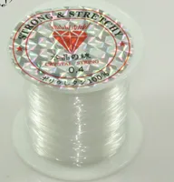 Libre 0.2-0.7 MM Clear Fishing Rebordear Wire Wire Jewelry Thread Finding 20 unids