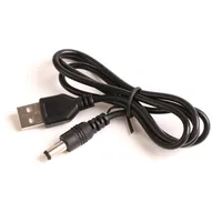 100PCS 80cm Cable de carga de alimentación USB 5.5mm * 2.1mm USB a DC 5.5 * 2.1mm Cable de alimentación jack