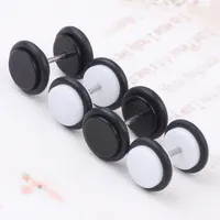 60pcs/lot Cheater Ear Plugs Gauges Tapers fashion summer style men women fake tunnels body piercing jewelry faux septum rings