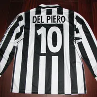 Euro / S.America Cup 1996 Mecz Worn Player Wydanie koszulka Jersey Długie Rękawy Del Piero Zidane Football Custom Nazwniki Łatwa Sponsor