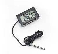 60 sztuk Nowy LCD Cyfrowy termometr Akwarium Miernik temperatury Meter Kryty Outdoor Meteo Diagnostyk