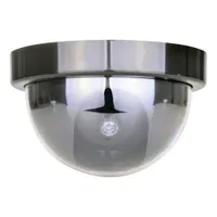 Indoor/Outdoor Surveillance Fake Dummy Home CCTV simulation Security Camera with a red flash LED Light