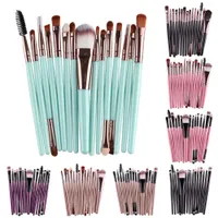 Gute Qualität professionell 15 teile / sets Eye Shadow Foundation Augenbraue Lippenbürste Makeup Pinsel Comestic Tool