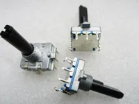 EC16 digital potentiometer encoder 360 pulse encoder switch 12 shank long 25mm shank half